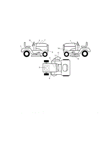 Decals parts for Craftsman Front-Engine Lawn Tractor 917203861 from AppliancePartsPros.com