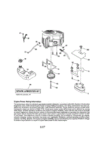 Engine parts for Craftsman Front-Engine Lawn Tractor 917203900 from AppliancePartsPros.com