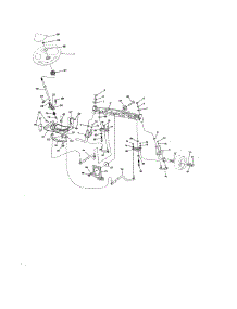 Steering parts for Craftsman Front-Engine Lawn Tractor 917203901 from AppliancePartsPros.com