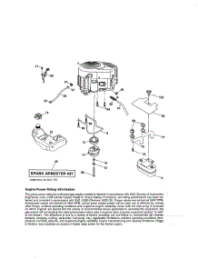 Engine parts for Craftsman Front-Engine Lawn Tractor 917203910 from AppliancePartsPros.com