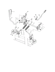 Lift Assembly parts for Craftsman Front-Engine Lawn Tractor 917203910 from AppliancePartsPros.com