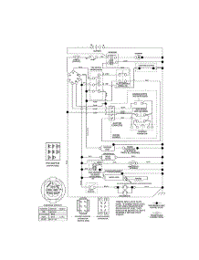 Schematic Diagram parts for Craftsman Front-Engine Lawn Tractor 917203910 from AppliancePartsPros.com