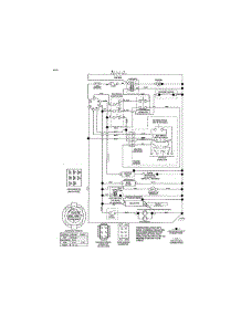 Schematic Diagram parts for Craftsman Front-Engine Lawn Tractor 917203911 from AppliancePartsPros.com