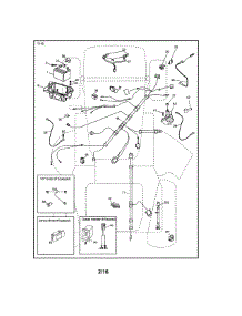Electrical parts for Craftsman Front-Engine Lawn Tractor 917203920 from AppliancePartsPros.com