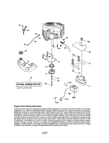 Engine parts for Craftsman Front-Engine Lawn Tractor 917203920 from AppliancePartsPros.com