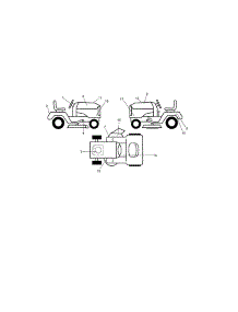 Decals parts for Craftsman Front-Engine Lawn Tractor 917203920 from AppliancePartsPros.com