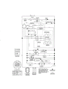 Schematic Diagram parts for Craftsman Front-Engine Lawn Tractor 917203920 from AppliancePartsPros.com