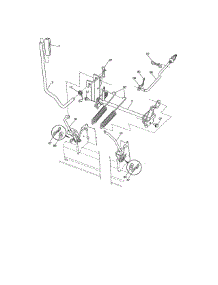 Lift parts for Craftsman Front-Engine Lawn Tractor 917203930 from AppliancePartsPros.com