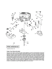 Engine parts for Craftsman Front-Engine Lawn Tractor 917204011 from AppliancePartsPros.com