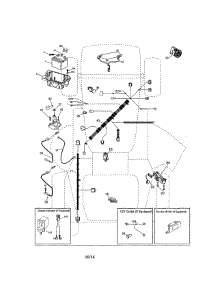 Electrical parts for Craftsman Front-Engine Lawn Tractor 917204020 from AppliancePartsPros.com