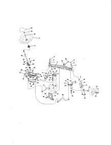 Steering Assembly parts for Craftsman Front-Engine Lawn Tractor 917204021 from AppliancePartsPros.com