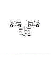 Decals parts for Craftsman Front-Engine Lawn Tractor 917204021 from AppliancePartsPros.com