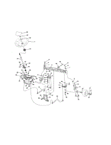 Steering parts for Craftsman Front-Engine Lawn Tractor 917204031 from AppliancePartsPros.com