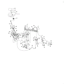 Steering parts for Craftsman Front-Engine Lawn Tractor 917204041 from AppliancePartsPros.com