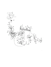 Steering parts for Craftsman Front-Engine Lawn Tractor 917204070 from AppliancePartsPros.com