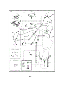 Electrical parts for Craftsman Front-Engine Lawn Tractor 917204081 from AppliancePartsPros.com