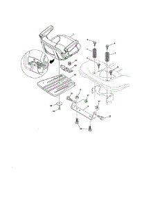 Seat Assembly parts for Craftsman Front-Engine Lawn Tractor 917204081 from AppliancePartsPros.com