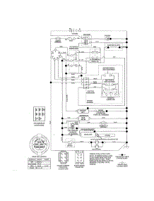 Schematic Diagram parts for Craftsman Front-Engine Lawn Tractor 917204081 from AppliancePartsPros.com
