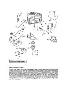 Engine parts for Craftsman Front-Engine Lawn Tractor 917204090 from AppliancePartsPros.com