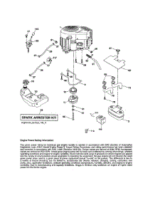 Engine parts for Craftsman Front-Engine Lawn Tractor 917204092 from AppliancePartsPros.com