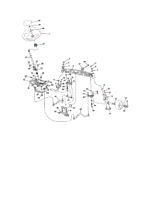 Steering Assembly parts for Craftsman Front-Engine Lawn Tractor 917204092 from AppliancePartsPros.com