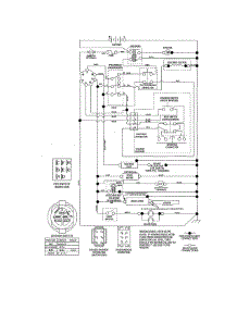 Schematic Diagram parts for Craftsman Front-Engine Lawn Tractor 917204092 from AppliancePartsPros.com