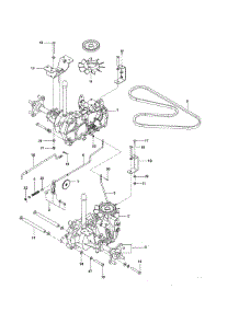 Hydraulic Pump / Motor parts for Craftsman Rear-Engine Riding Mower 917204130 from AppliancePartsPros.com