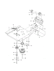 Engine Plate parts for Craftsman Rear-Engine Riding Mower 917204140 from AppliancePartsPros.com