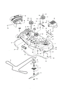 Mower Deck / Cutting Deck parts for Craftsman Rear-Engine Riding Mower 917204170 from AppliancePartsPros.com