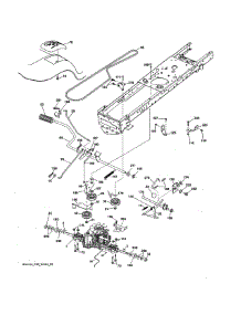 Drive parts for Husqvarna Front-Engine Lawn Tractor 917223830 from AppliancePartsPros.com