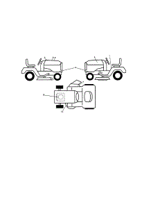 Decals parts for Husqvarna Front-Engine Lawn Tractor 917223830 from AppliancePartsPros.com