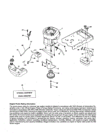 Engine parts for Husqvarna Front-Engine Lawn Tractor 917223840 from AppliancePartsPros.com