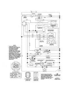 Schematic Diagram parts for Husqvarna Front-Engine Lawn Tractor 917223840 from AppliancePartsPros.com