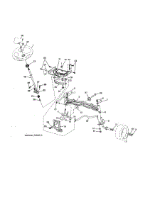 Steering Assembly parts for Husqvarna Front-Engine Lawn Tractor 917223905 from AppliancePartsPros.com