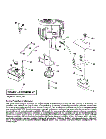 Engine parts for Poulan Front-Engine Lawn Tractor 917223980 from AppliancePartsPros.com