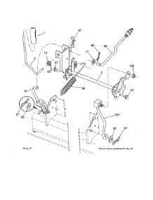 Mower Lift parts for Poulan Front-Engine Lawn Tractor 917223980 from AppliancePartsPros.com