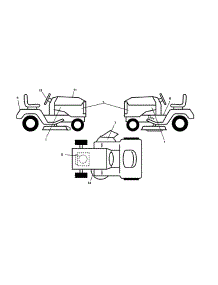 Decals parts for Poulan Front-Engine Lawn Tractor 917223980 from AppliancePartsPros.com
