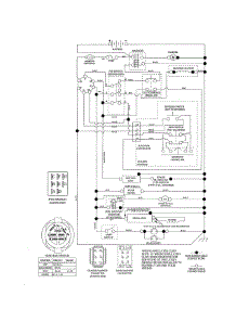Schematic Diagram parts for Husqvarna Front-Engine Lawn Tractor 917240440 from AppliancePartsPros.com