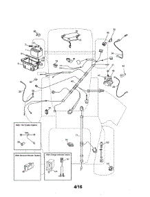 Electrical parts for Husqvarna Front-Engine Lawn Tractor 917240442 from AppliancePartsPros.com