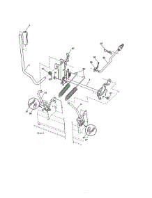 Mower Lift parts for Husqvarna Front-Engine Lawn Tractor 917240442 from AppliancePartsPros.com