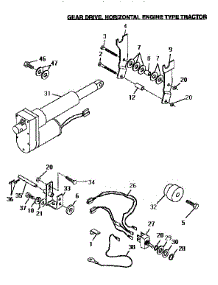 Gear Drive parts for Craftsman Lawn Tractor Attachment 917242440 from AppliancePartsPros.com