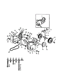 Transmission / Gauge Wheels parts for Craftsman Tiller 917242484 from AppliancePartsPros.com