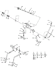 Lift Adjustment parts for Craftsman Front-Engine Lawn Tractor 917250020 from AppliancePartsPros.com