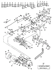 Ground Drive parts for Craftsman Front-Engine Lawn Tractor 917250031 from AppliancePartsPros.com