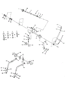 Lift Adjustment parts for Craftsman Front-Engine Lawn Tractor 917250040 from AppliancePartsPros.com