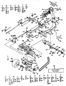 Ground Drive parts for Craftsman Front-Engine Lawn Tractor 917250050 from AppliancePartsPros.com