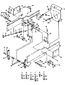 Lift Adjustment parts for Craftsman Front-Engine Lawn Tractor 917250050 from AppliancePartsPros.com