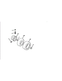 Wheels And Tires parts for Craftsman Front-Engine Lawn Tractor 917250050 from AppliancePartsPros.com