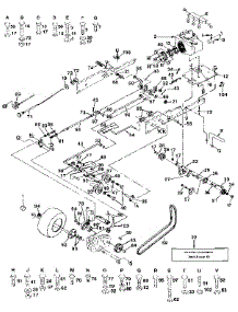 Ground Drive parts for Craftsman Front-Engine Lawn Tractor 917250051 from AppliancePartsPros.com