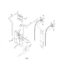 Handle parts for Craftsman Front-Tine Tiller 91725009 from AppliancePartsPros.com